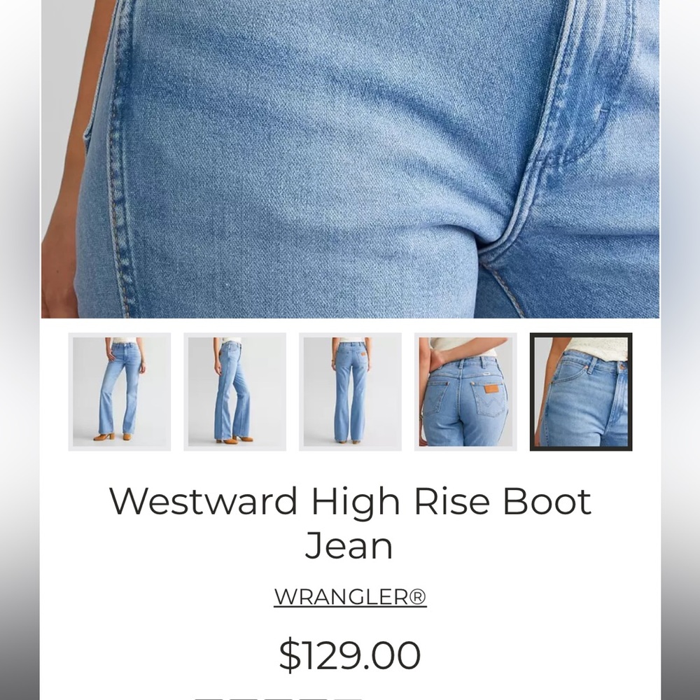 Wrangler Westward Boot Jean - Picture 4 of 9